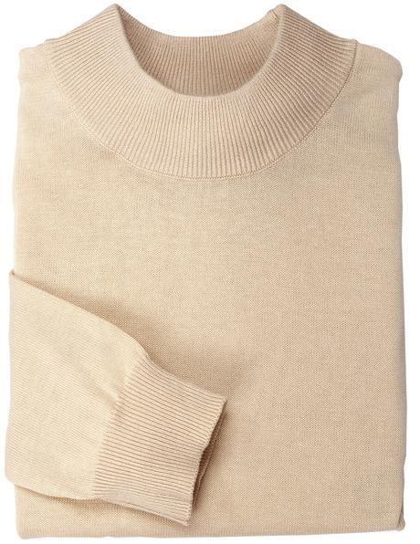 Stylish Mock Neck Sweater in Stone Color - Perfect for Fall Layering & Casual Outfits