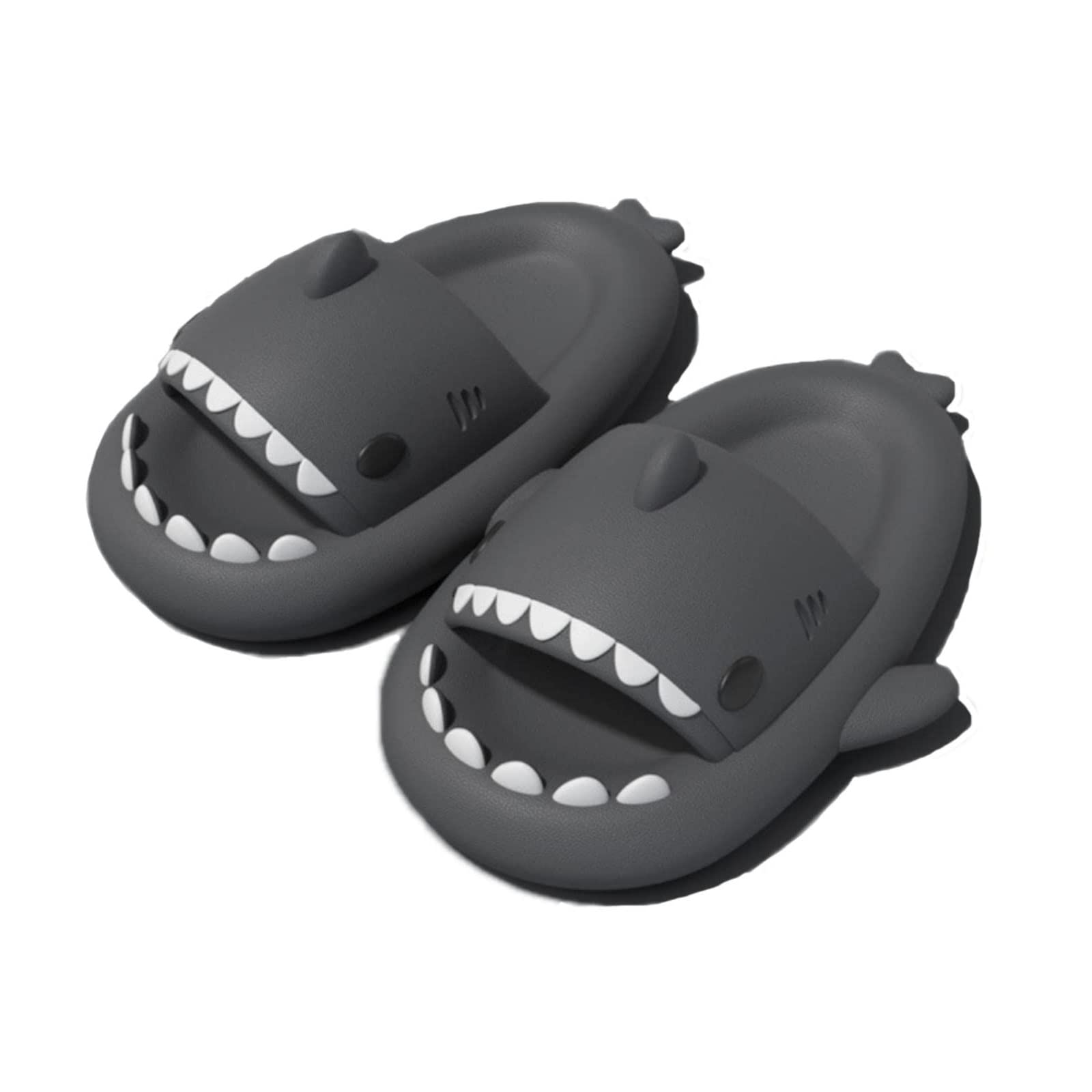 Cute Shark Slippers for Women & Men - Anti-Slip Shower Slides with Lightweight Sole, Open Toe Sandals for Beach, Pool & Indoor Wear
