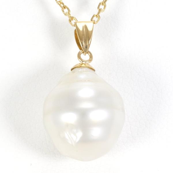 18K Yellow Gold Pearl Necklace for Women - Elegant Cultured Pearl Jewelry Gift for Birthday, Anniversary & Wedding | Perfect for Formal Events & Special Occasions