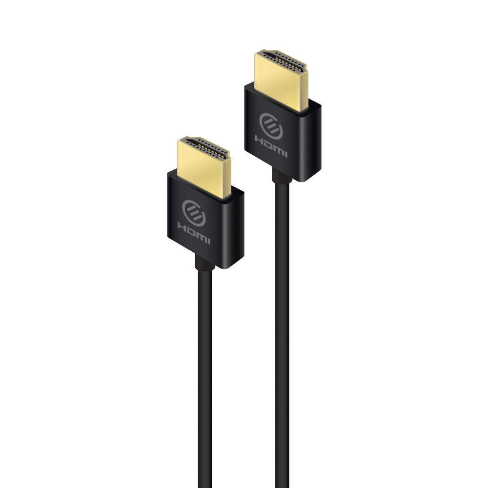 Ultra Slim & Flexible HDMI Cable 2.0b with Ethernet - 10ft High Speed 4K 60Hz HDR - Air Series for Home Theater, Gaming & Office Use