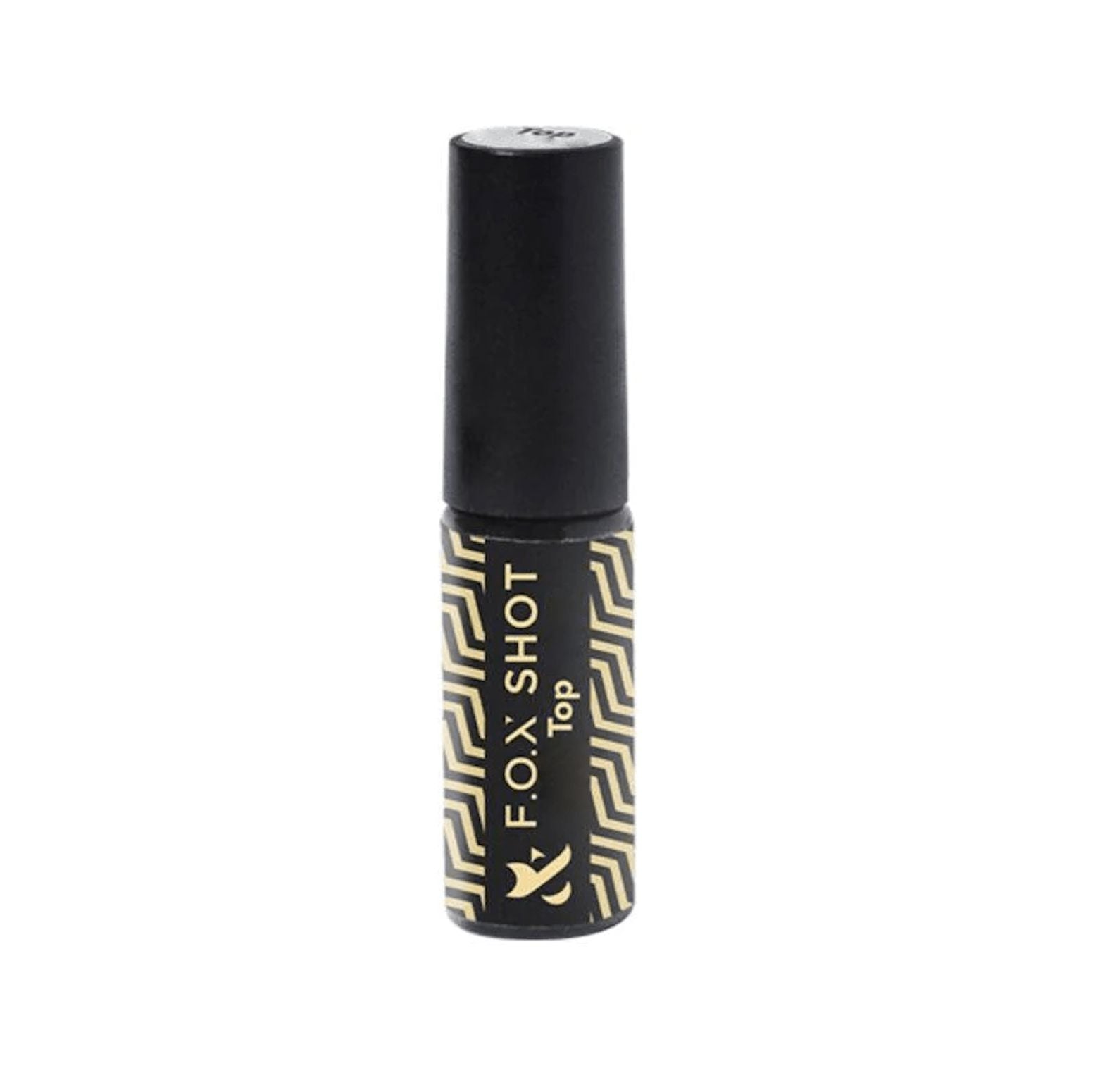 F.O.X SHOT Top Coat with UV Filter - 5ml Nail Polish Sealant for Long-Lasting Shine & Protection - Perfect for Manicures, Pedicures, and Gel Nail Extensions