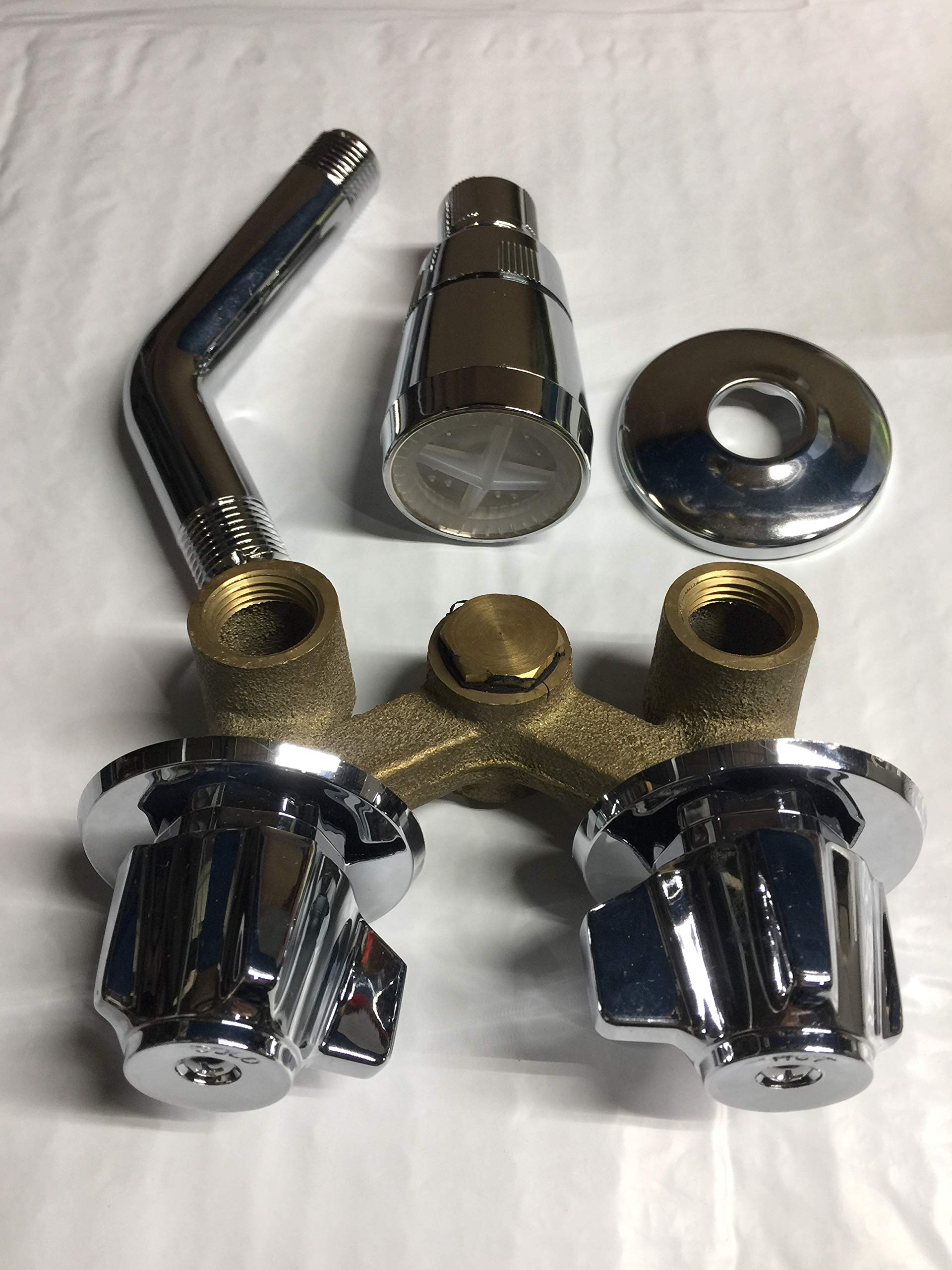 High-Quality Chrome Shower Faucet - Modern Bathroom Fixture for Spa-Like Shower Experience | Perfect for Home Renovation & Luxury Bathroom Upgrade