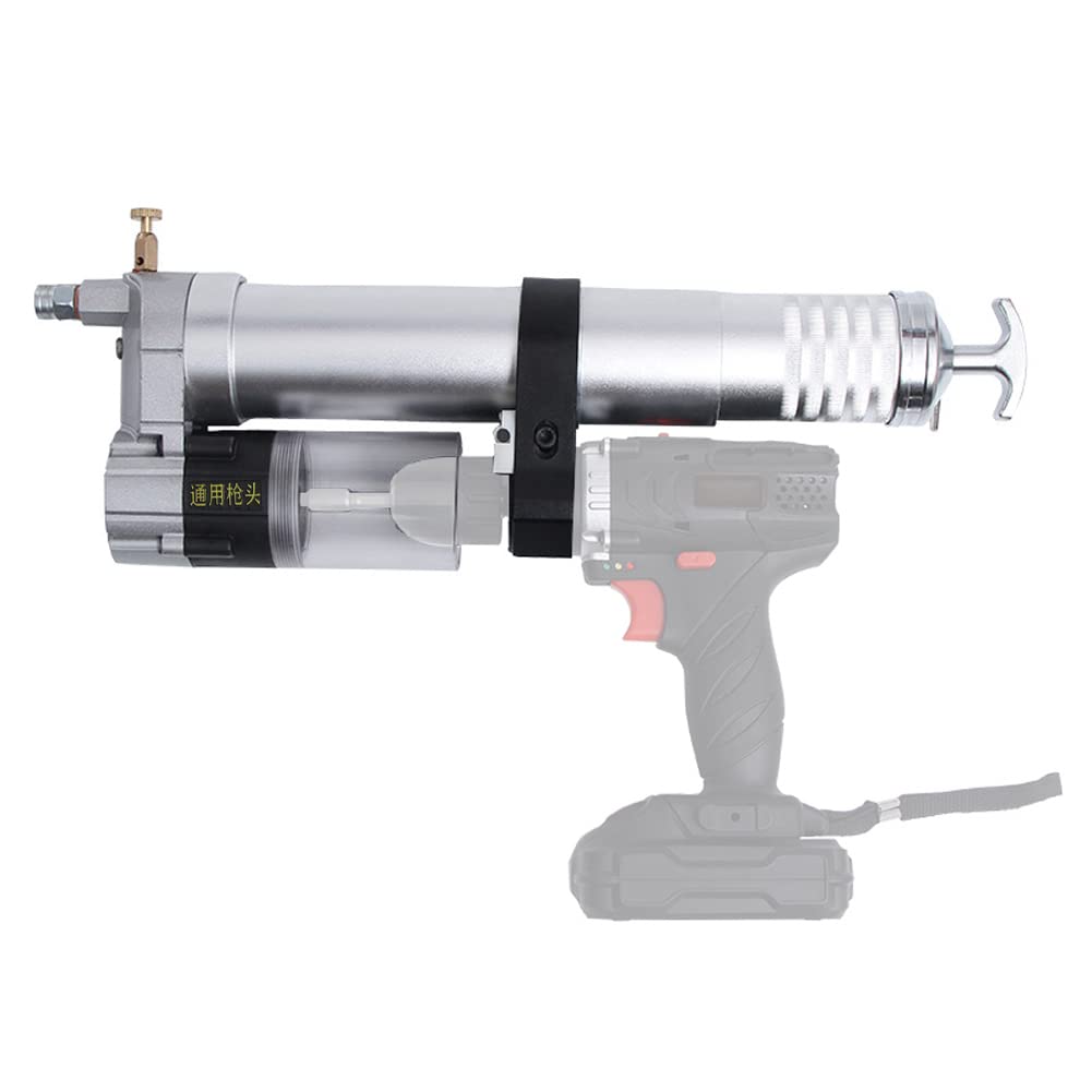 600W Cordless Electric Grease Gun - High Pressure Automatic Lubrication Tool for Drills | Ideal for Automotive, Industrial & Farm Equipment Maintenance