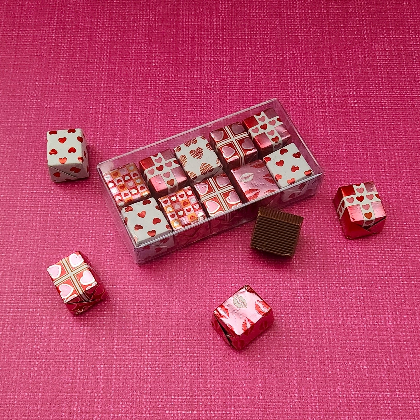 Valentine's Day Foil Wrapped Gifts - Elegant Foil Wrapped Presents for Valentine's Day, Anniversaries & Romantic Occasions