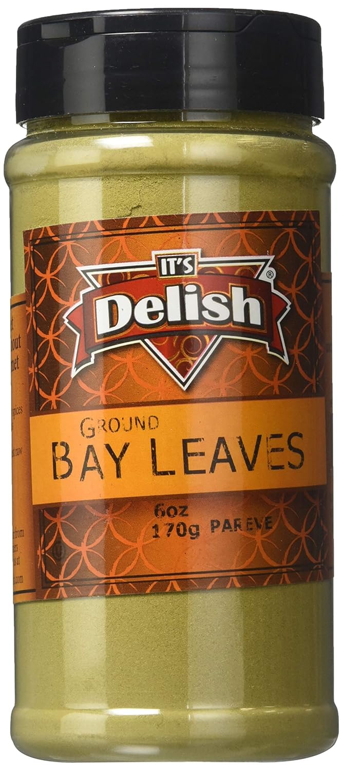 Premium Ground Bay Leaves - All Natural Dried Bay Leaves for Cooking, Soups & Stews - Perfect for Thanksgiving, Holiday Meals & Gourmet Recipes