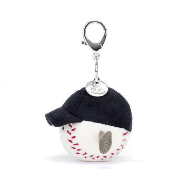 Amuseables Sports Baseball Bag Charm - Cute Keychain for Backpacks, Purses & Gifts - Perfect for Baseball Fans & Players - Game Day Accessories & Team Spirit Gifts