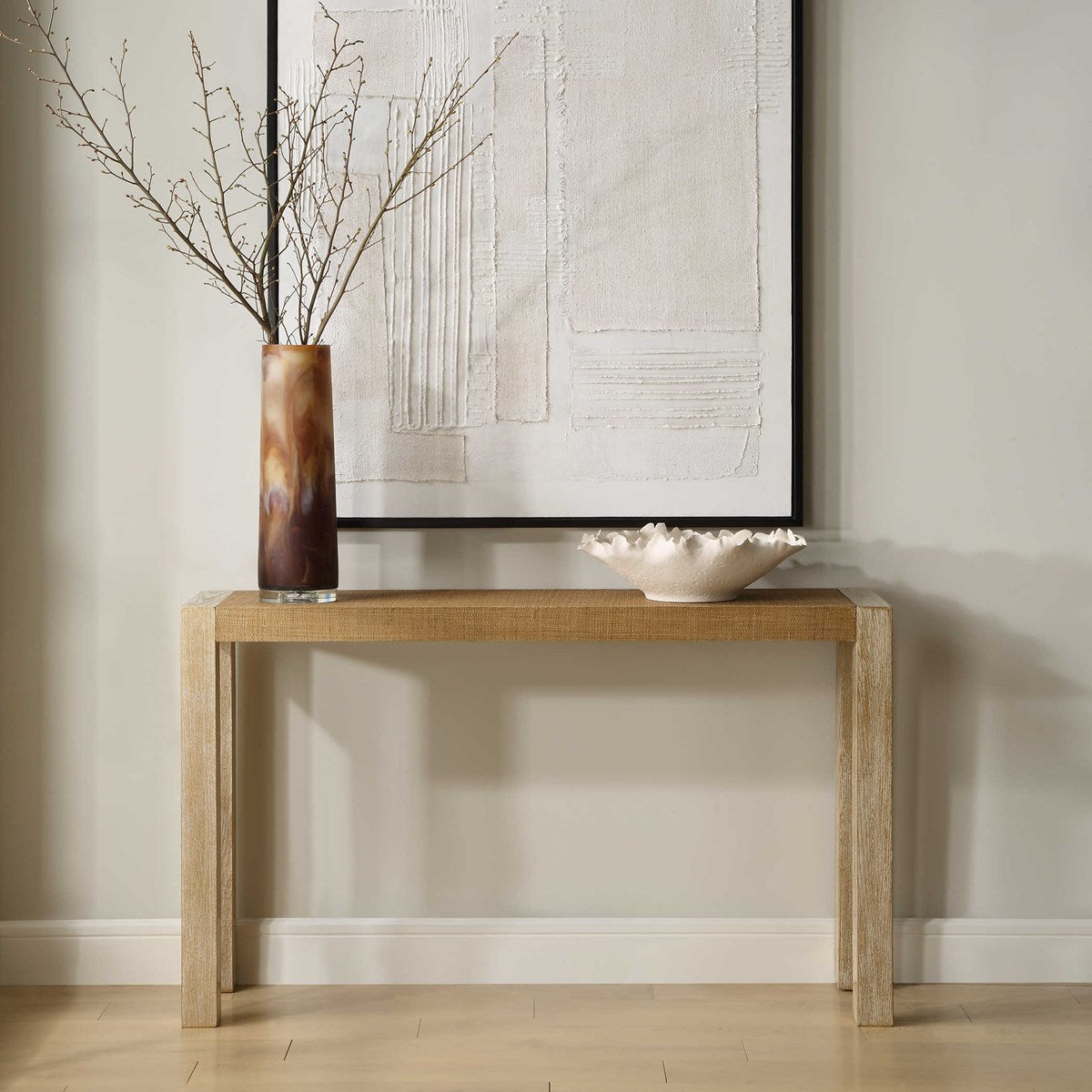 Luxury Bentley Style Console Table - Elegant Entryway Sofa Table for Hallway & Living Room Decor | Perfect for Home, Office & Hotel Lobby