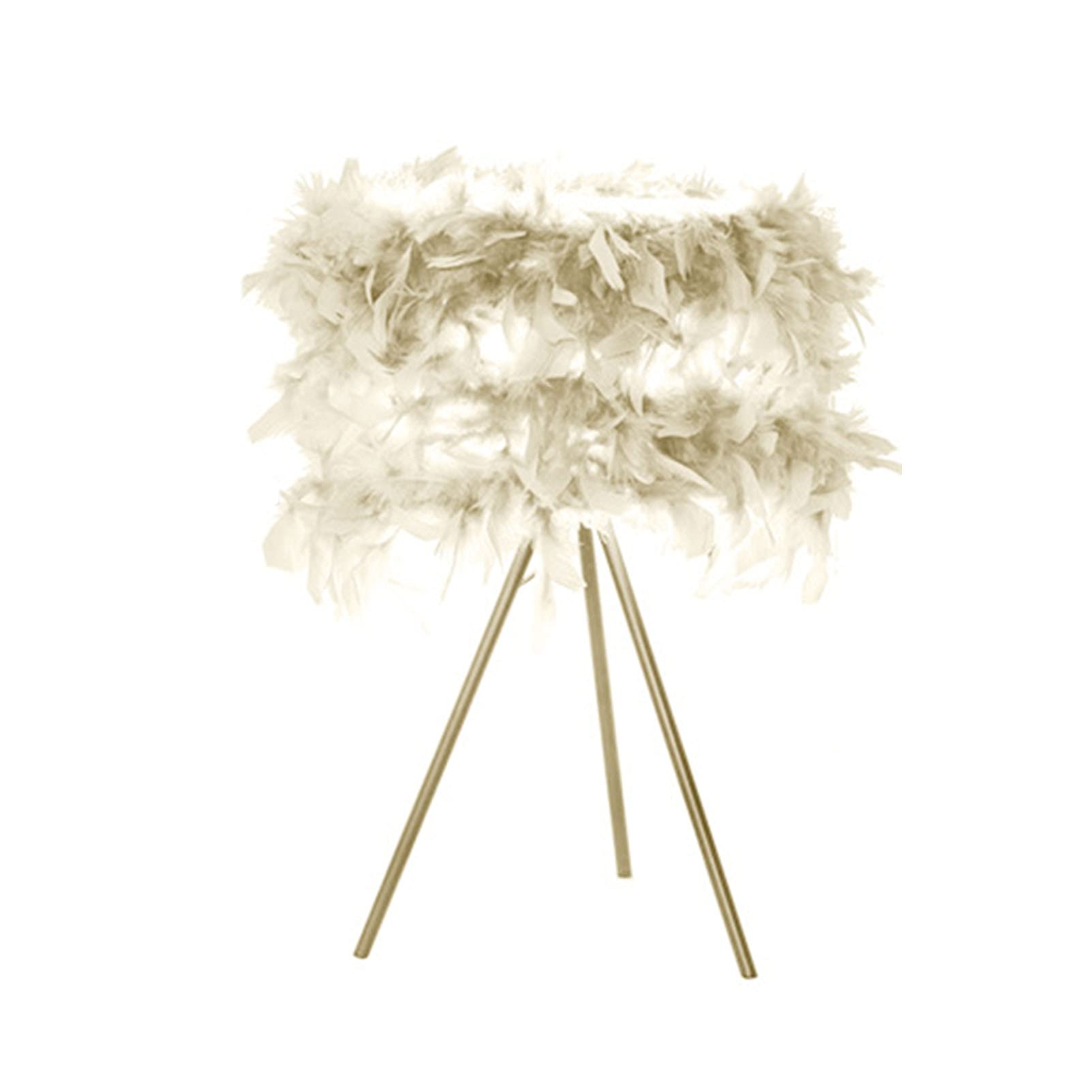 Feather LED Night Light with USB & Iron Tripod - Modern Bedside Table Lamp for Bedroom, Wedding, Home Decor | Perfect for Cozy Nights, Romantic Ambiance & Stylish Interior Design