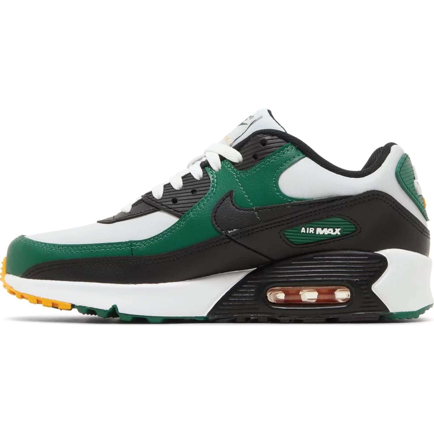 Nike Air Max 90 Leather GS 'Gorge Green' - Women's Running Shoes for Casual Wear & Athletic Performance | Perfect for Gym, Jogging & Street Style Fashion