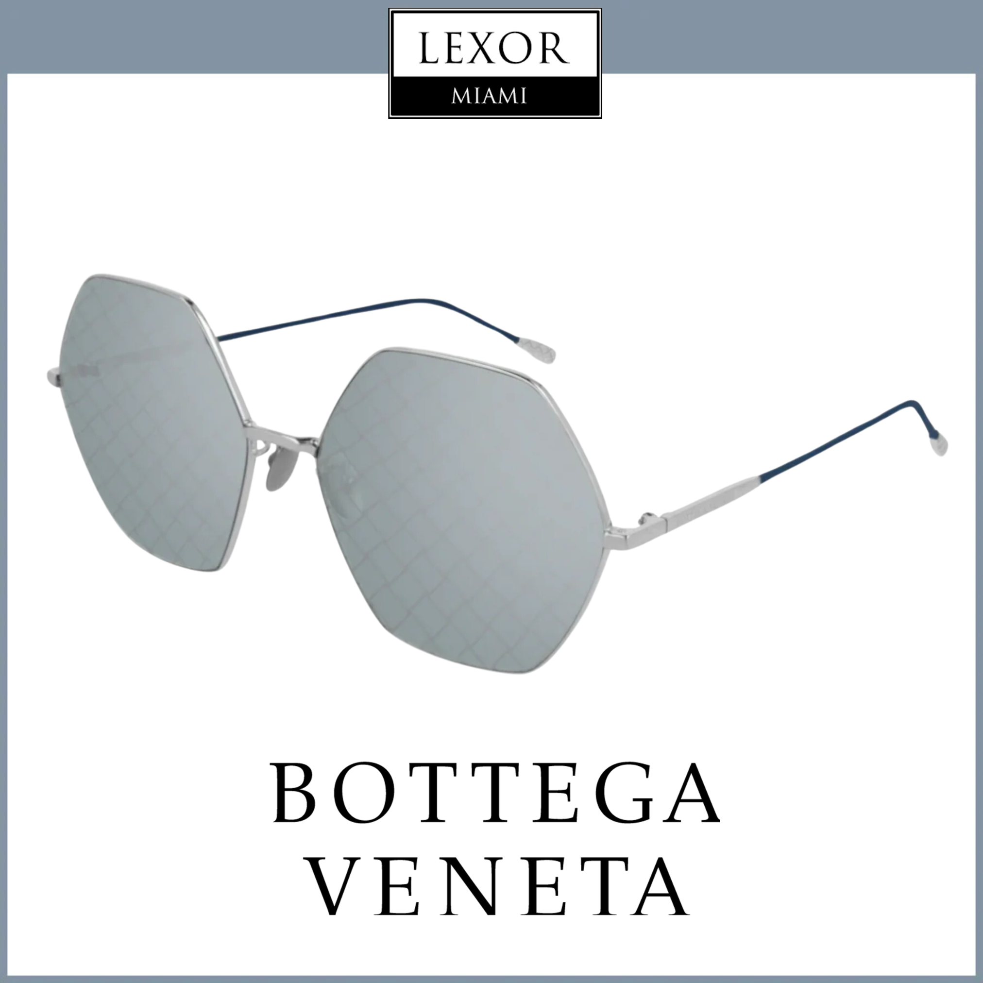 Bottega Veneta BV0201S 002 Women's Designer Sunglasses - UV Protection, Polarized Lenses for Fashion & Outdoor Activities