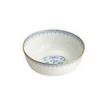 Cornflower Lace Dessert Bowl Set - Elegant Porcelain Serving Bowls for Ice Cream, Pudding & Fruit - Perfect for Parties, Weddings & Afternoon Tea
