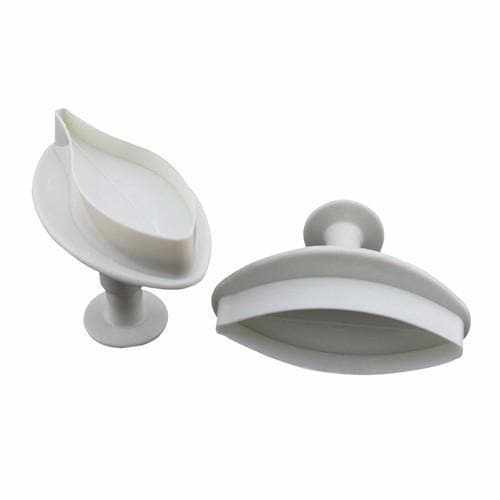 2-Piece Lily Flower Sugarcraft Plunger Cutters Set - Perfect for Cake Decorating, Fondant Cutting, and DIY Baking Projects