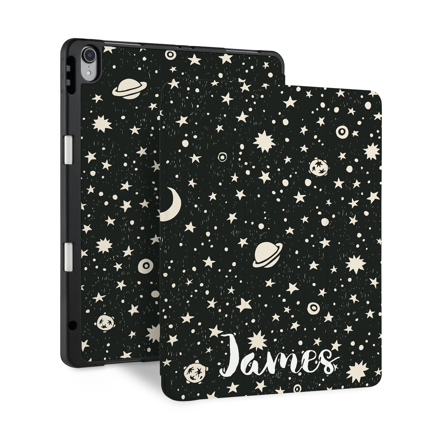 Premium iPad Trifold Protective Case with Auto Sleep/Wake - Slim Lightweight Cover for iPad 7th/8th/9th Gen (Space Gray) | Perfect for Work, Travel & Home Use