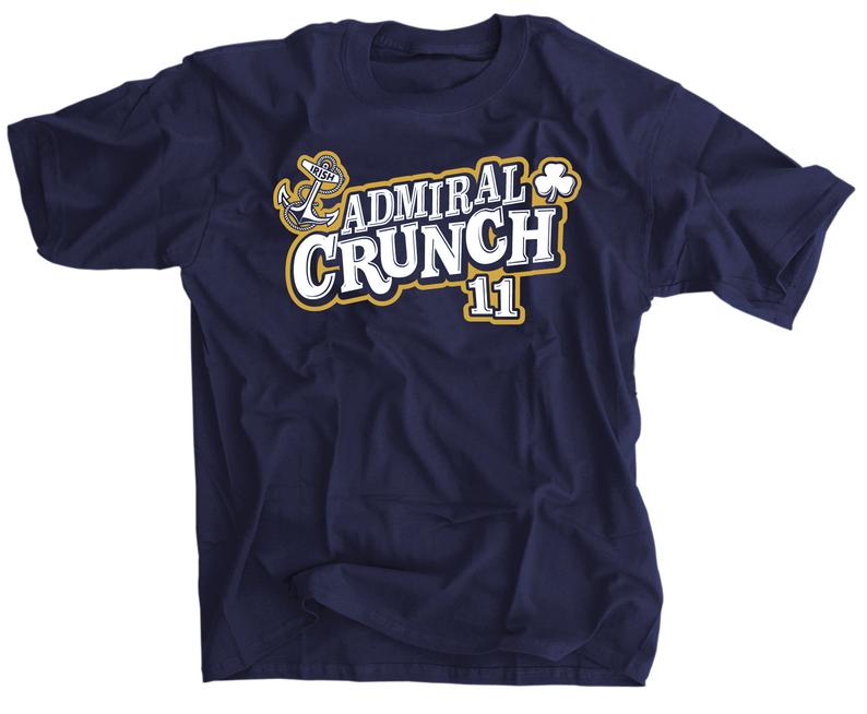 Admiral Crunch 11 Heather Navy Shirt - Notre Dame Fighting Irish Fan Apparel | Comfortable Cotton Tee for Game Day, Tailgating & College Spirit Wear