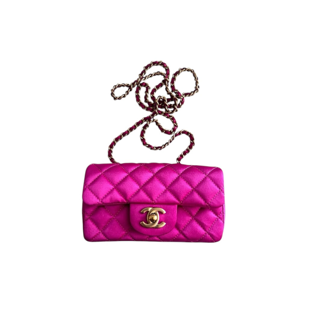 Vintage Chanel Pink Sequin Mini Flap Bag - Luxury Designer Crossbody Purse for Women, Evening Parties & Special Occasions