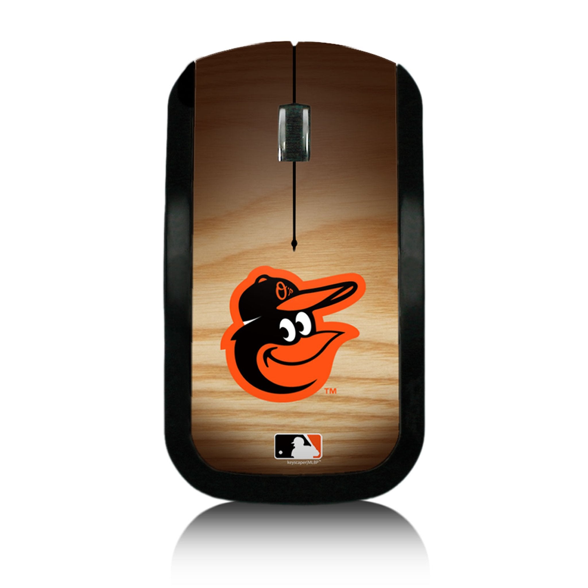 Baltimore Orioles Baseball Bat Wireless Mouse - MLB Team Logo Ergonomic Optical USB Mouse for PC, Laptop, Mac - Perfect for Baseball Fans, Office Work & Gaming
