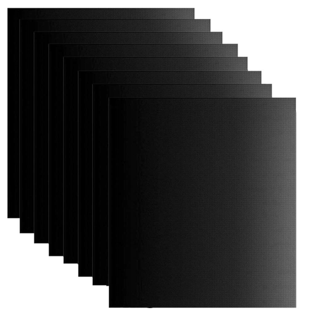 DOITOOL 8-Piece Non-Stick Silicone Baking Mat Set - Heat-Resistant Oven Liner, Grill Mat for Cooking, Roasting & Baking - Perfect for Cookies, Pastries, Pizza & BBQ (13x16 Inch)