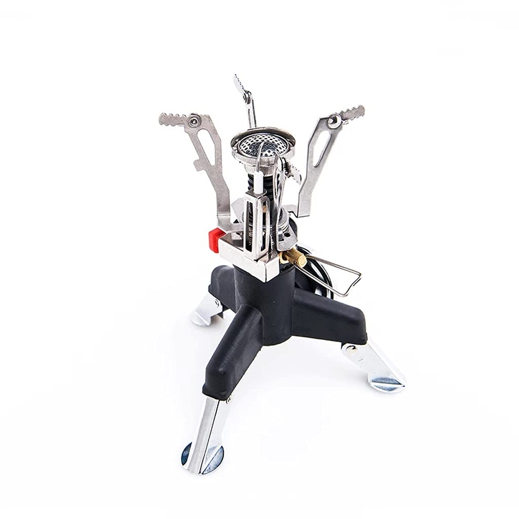 Portable Camping Gas Bottle Adapter Bracket - Foldable Outdoor Stove Burner Adapter for Hiking, Backpacking & Picnic Gear - Perfect for Camp Cooking & Emergency Heating