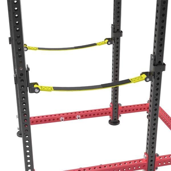 Atlantis Strength R 723 Safety Strap System (Pair) - Heavy Duty Gym Straps for Powerlifting, Weightlifting & CrossFit - Secure Spotter Straps for Squat Racks & Power Cages