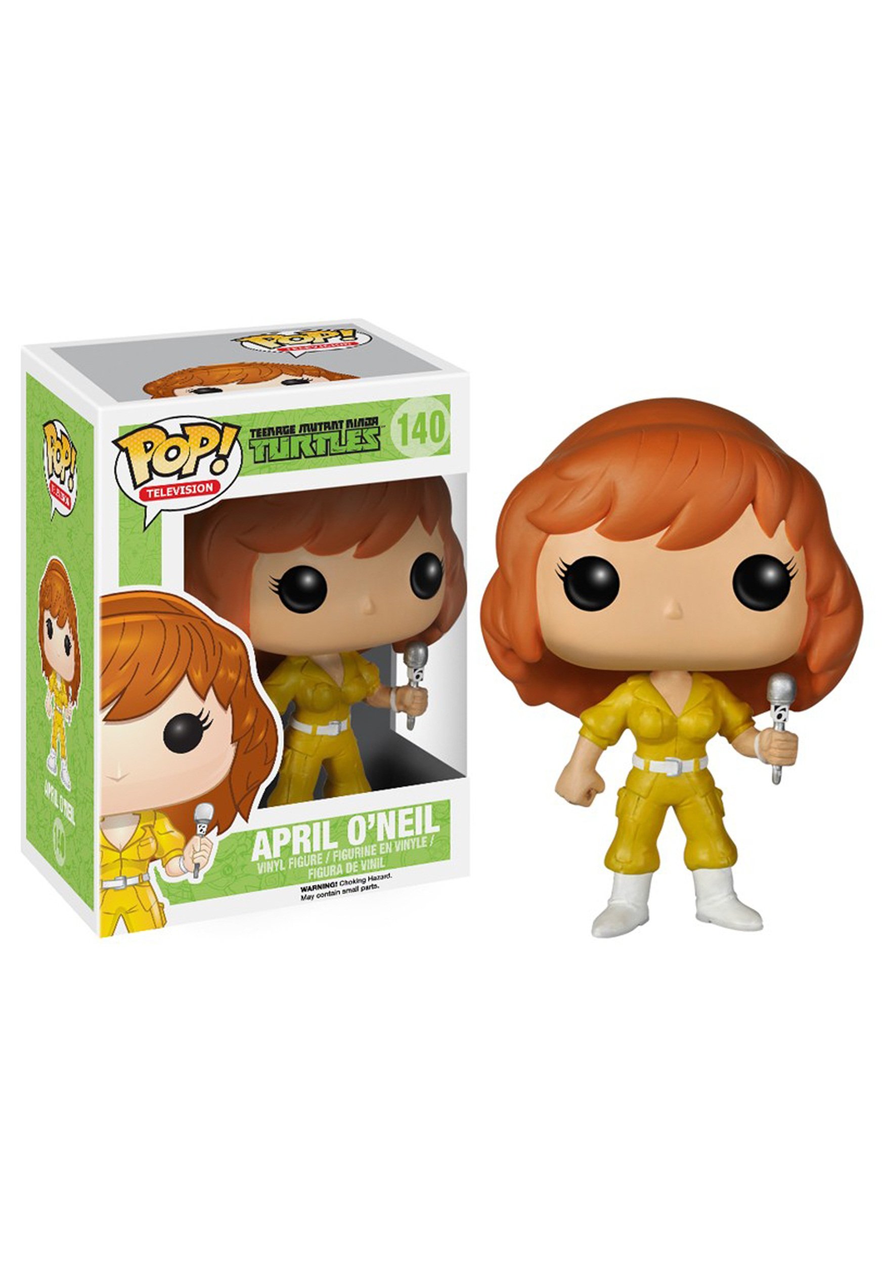Funko POP! Vinyl Figure: Teenage Mutant Ninja Turtles (TMNT) April O'Neil - Collectible TV Series Action Figure for Fans & Gift Ideas | Perfect for Display, Collections, and TMNT Themed Parties