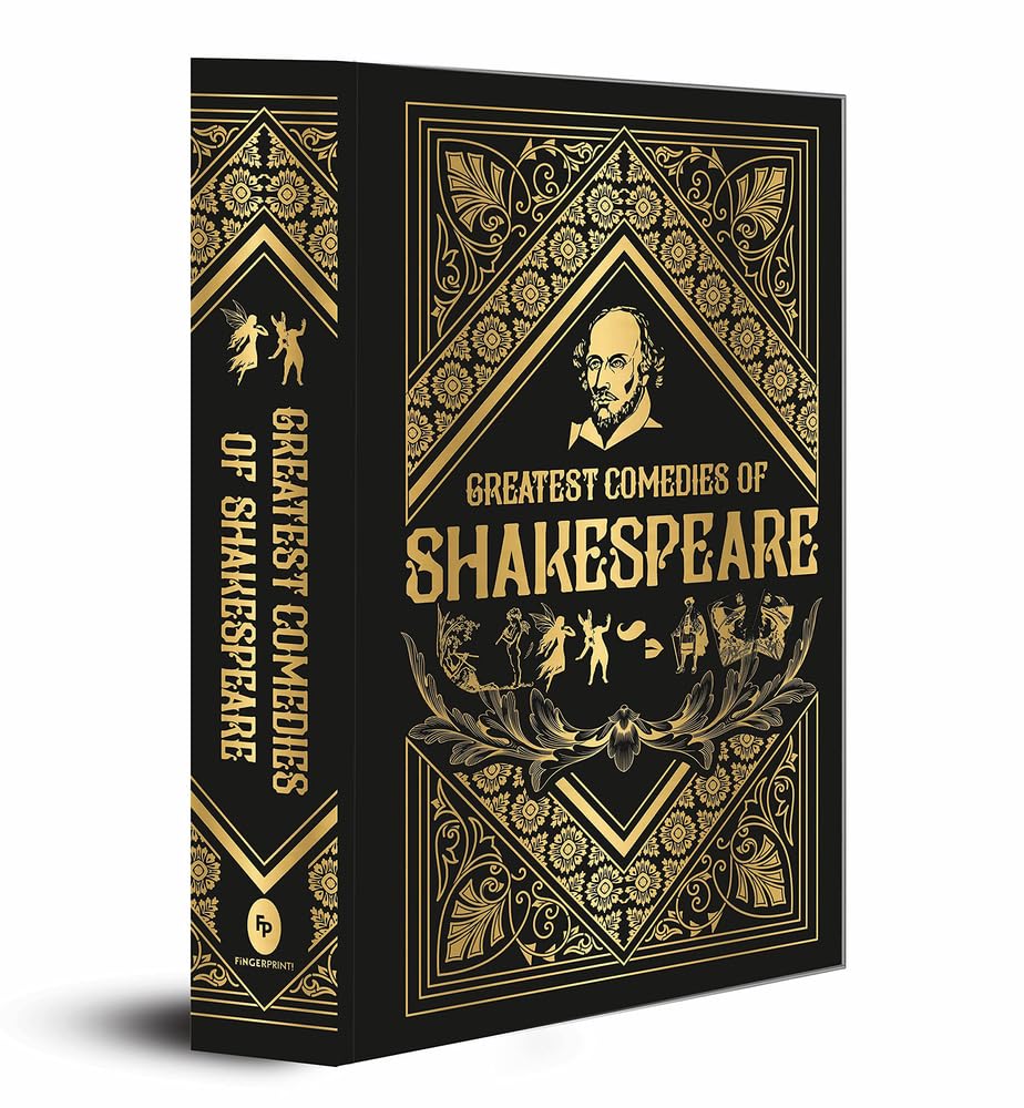 Greatest Comedies of Shakespeare - Deluxe Hardbound Collector's Edition | Classic Literature Books | Perfect for Book Lovers & Theater Enthusiasts