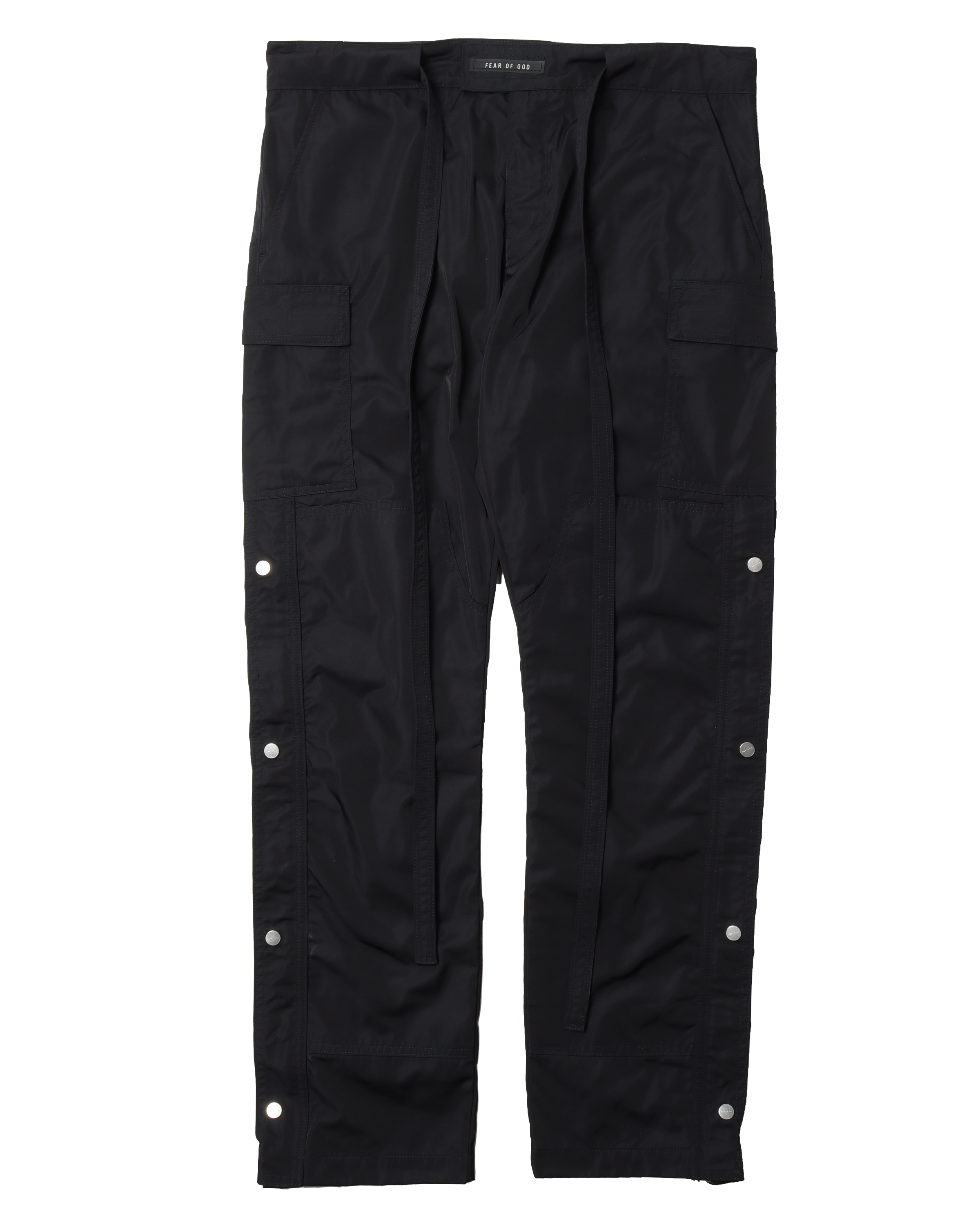 6th Collection Women's Black Nylon Pants - Slim Fit High Waist Trousers for Work, Travel & Casual Wear | Water-Resistant Comfortable Office Pants