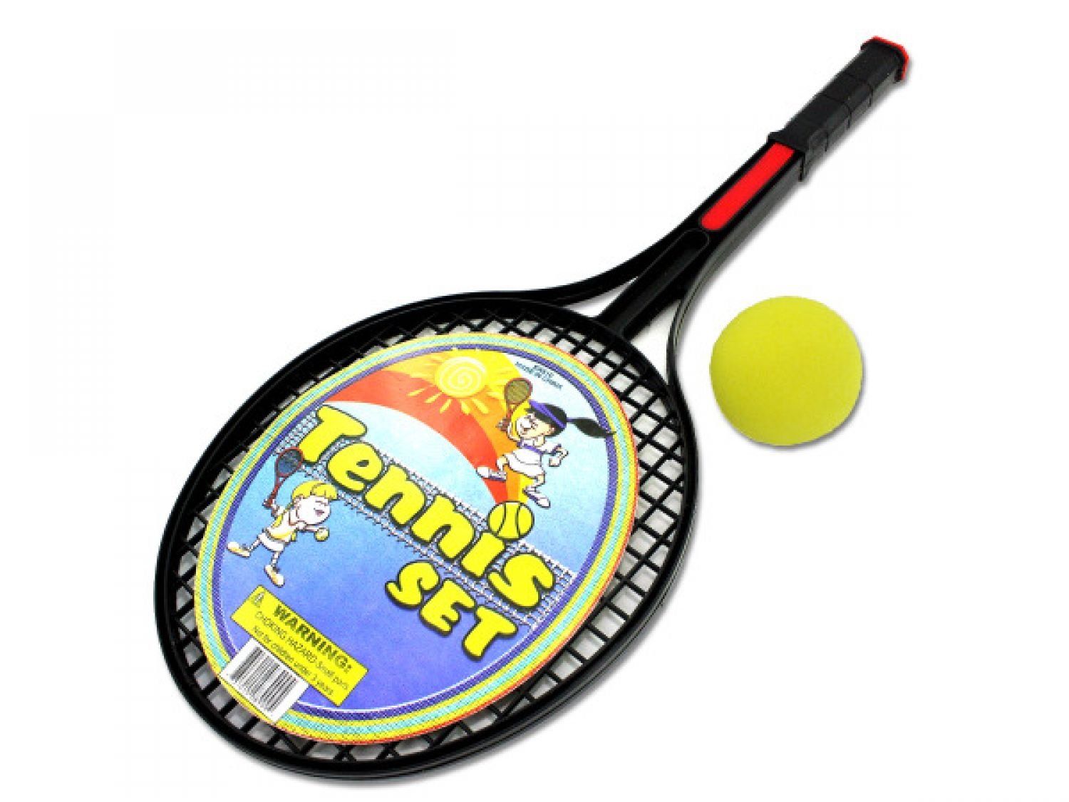 Bulk Tennis Racquet Set with Foam Ball - 96-Piece Sports Toy Kit for Kids | Perfect for School PE Classes, Backyard Play & Birthday Party Favors