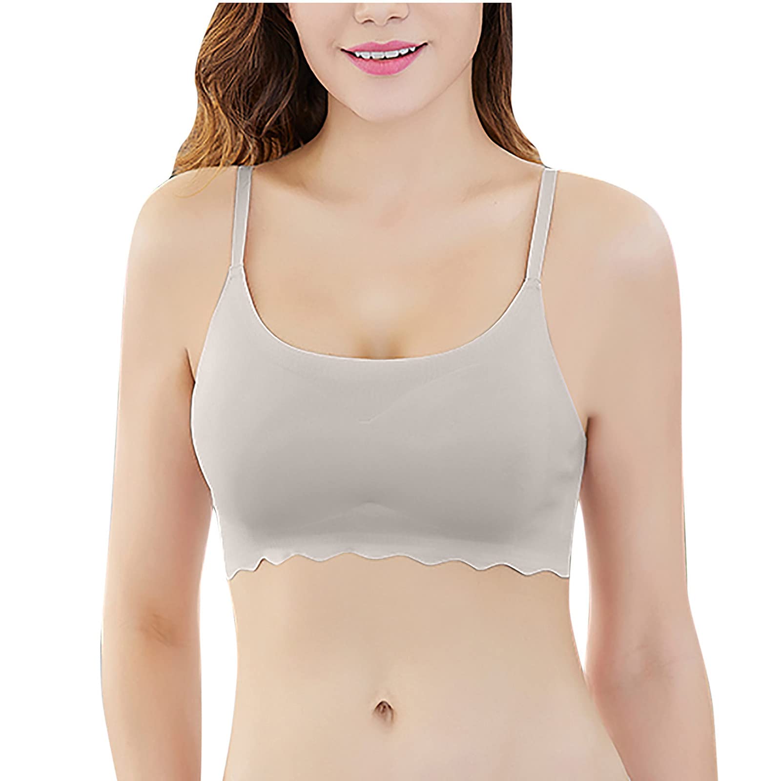 Rgogak Minimizer Bras for Women - Full Coverage Wireless Sports Bra for Plus Size - Gym & Daily Wear