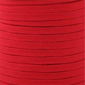 Flat Athletic Shoelaces - Custom Length with Durable Tips - Red (1 Pair Pack) - Perfect for Running, Gym & Casual Sneakers