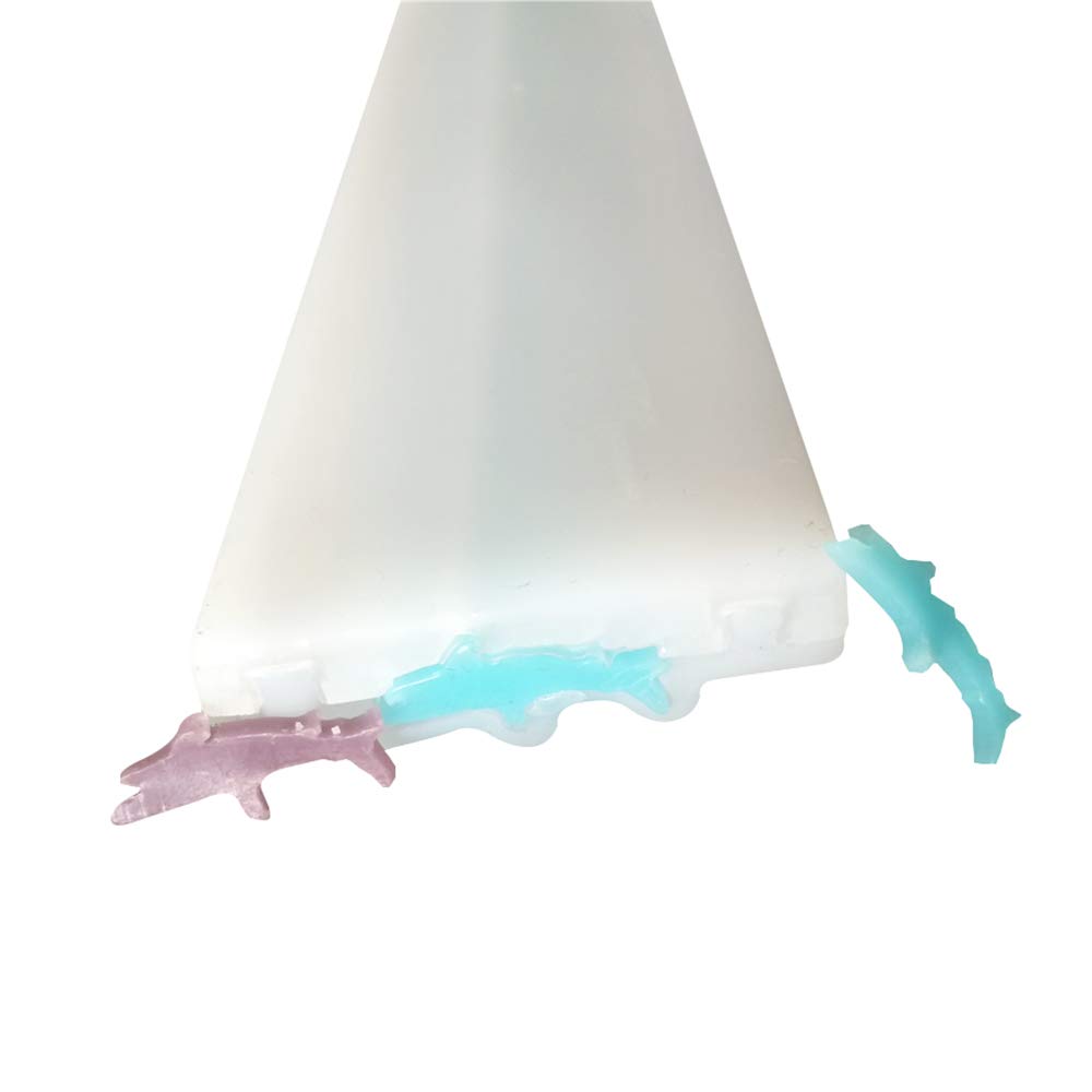 Shark Tube Column Silicone Soap Mold - DIY Soap Making Kit for Handmade Bath & Shower Soaps - Perfect for Crafters, Gifts & Home Spa Use