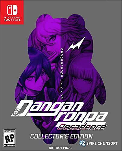 Danganronpa Decadence Collector's Edition for Nintendo Switch - Limited Edition Visual Novel Game Bundle with Exclusive Merchandise | Perfect for Anime Fans & Mystery Game Lovers