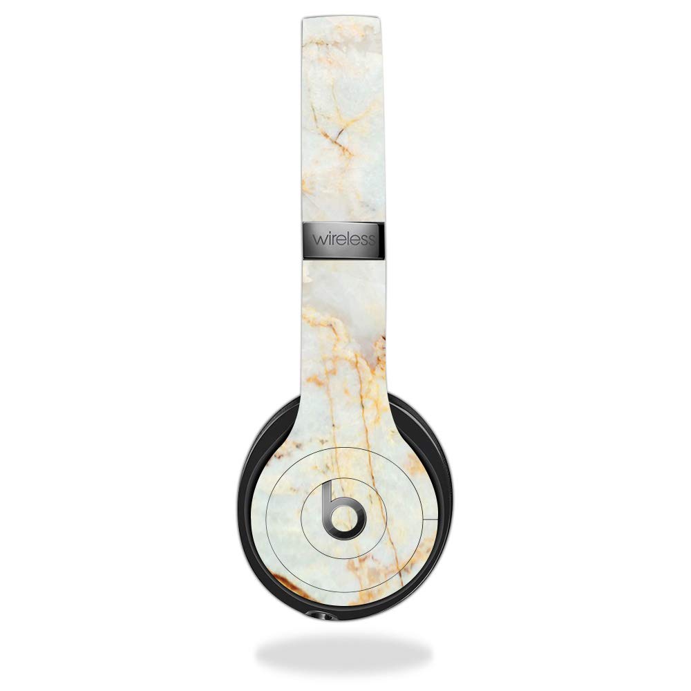 MightySkins Vinyl Decal Wrap Cover Compatible with Beats Solo 3 Wireless Headphones - Antique Marble Design | Protective & Durable Skin for Custom Style | Easy to Apply & Remove | Made in USA | Perfect for Travel, Workouts & Daily Use