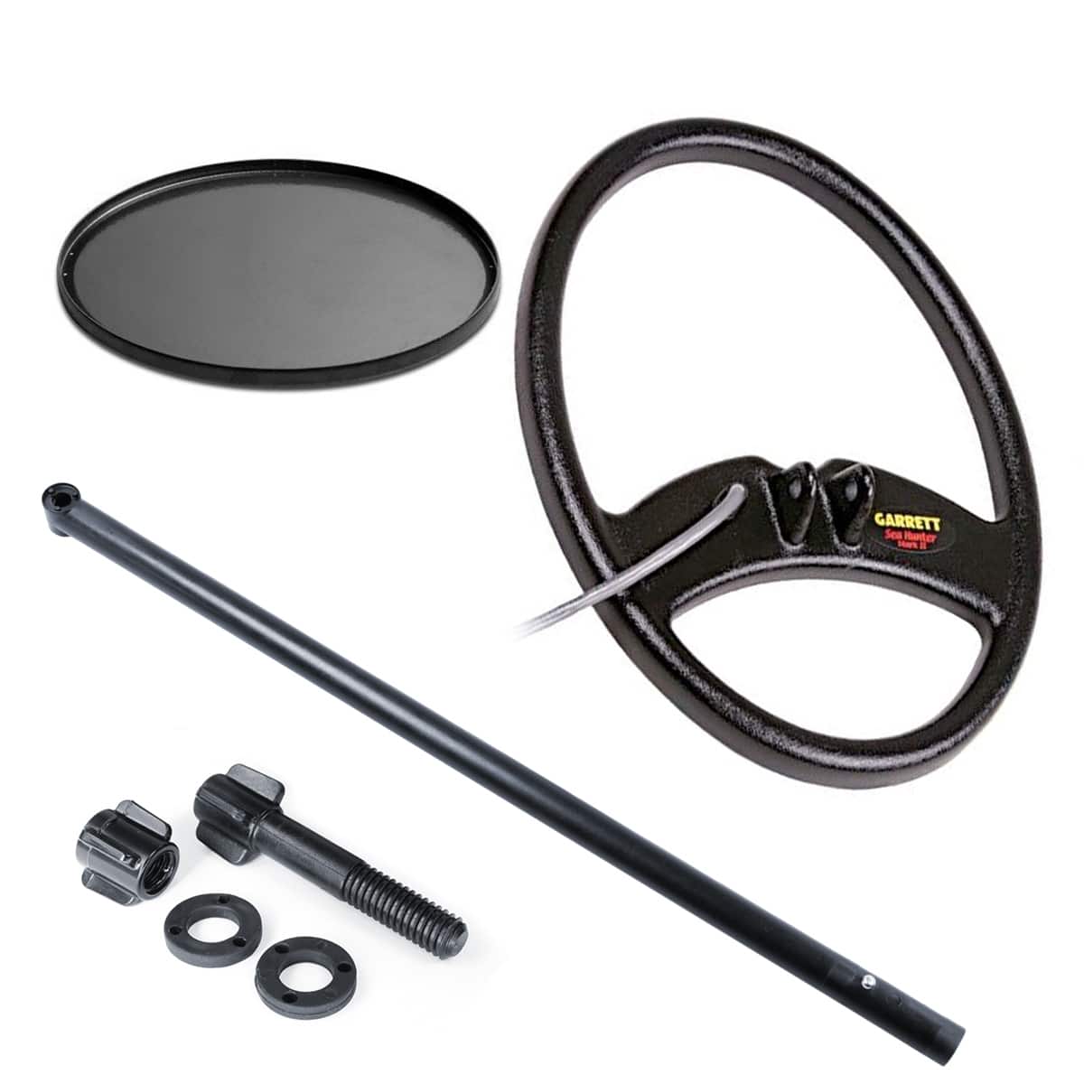 Garrett Sea Hunter Mark II 10x14 PROformance Metal Detector Coil with Cover, Lower Rod & Hardware - Perfect for Beach Hunting, Underwater Treasure Search & Gold Prospecting