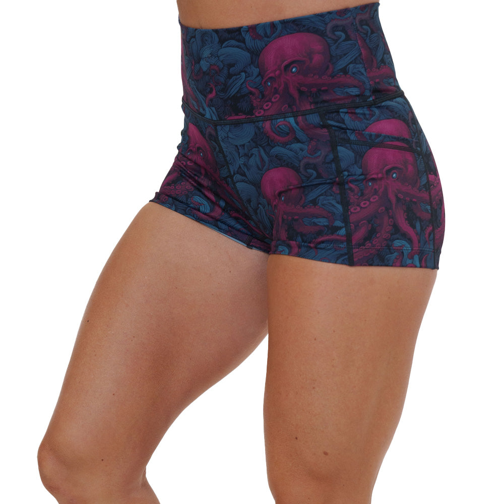 Kraken Men's Athletic Shorts - Lightweight Quick-Dry Workout Running Gym Shorts for Men - Perfect for Running, Training & Outdoor Activities
