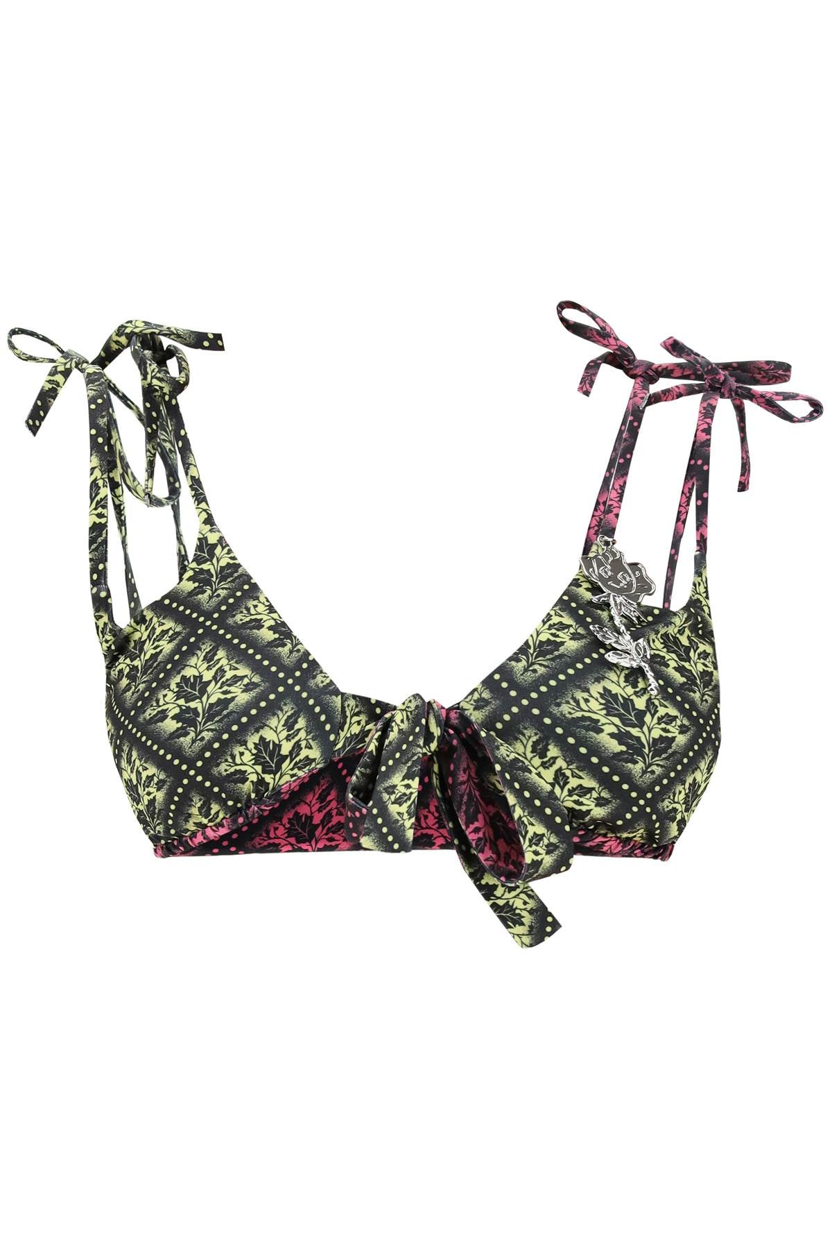 Chopova Lowena Reversible Bikini Top - Women's Swimwear for Beach, Pool & Summer Vacations