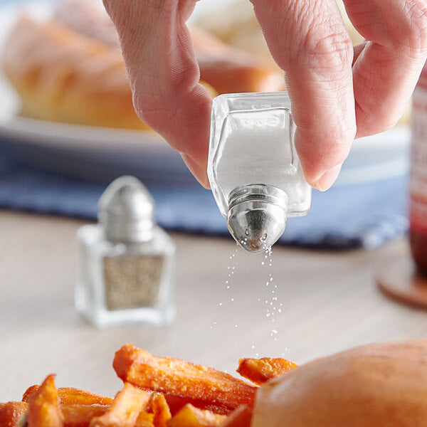 Mini Salt and Pepper Shaker Set - 0.5 oz Small Spice Dispenser (2-Pack) - Perfect for Travel, Camping & Tabletop Seasoning