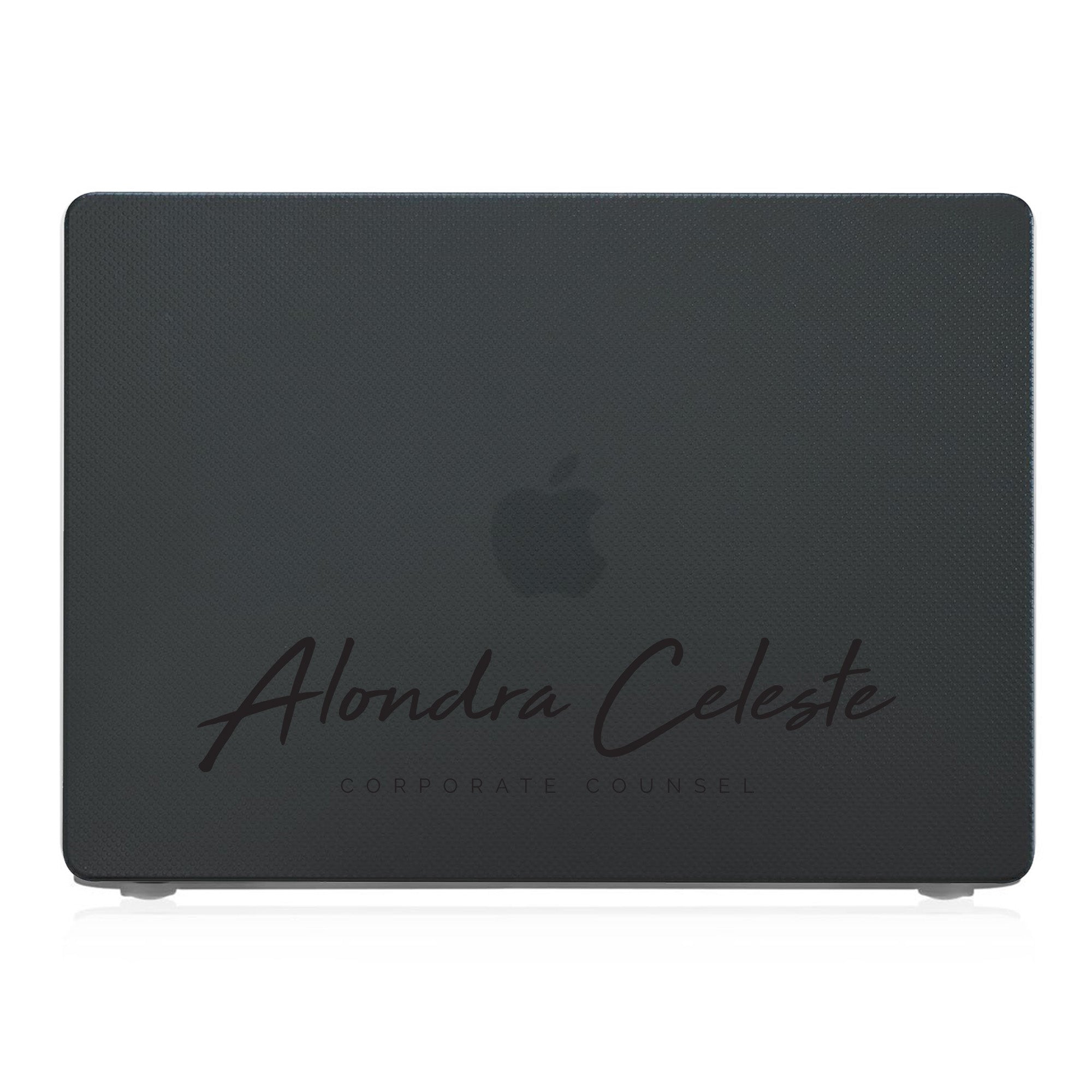 Premium MacBook Pro/Air Protective Case with Custom Signature & Occupation Design - Durable & Stylish Laptop Cover for Work, Travel & School