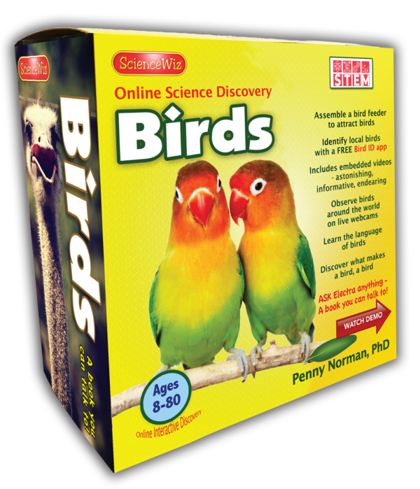ScienceWiz Interactive Birds Kit with Book - STEM Educational Toy for Kids - Learn Bird Species, Habitats & Science - Perfect for Classroom, Homeschool & Outdoor Exploration