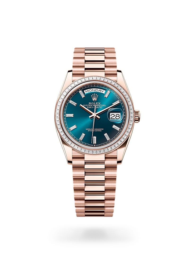 Rolex Day Date 36 18k Everose Gold Watch - M128395TBR-0032 | Luxury Men's Timepiece for Business & Formal Occasions