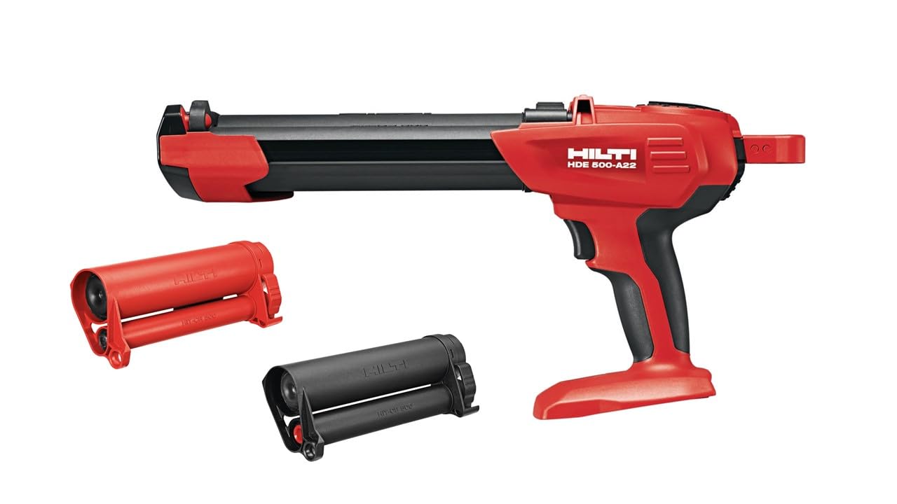 Hilti 3496604 HDE 500 Cordless Dispenser - Black/Red (Battery Not Included) | Perfect for Construction, Renovation & DIY Projects