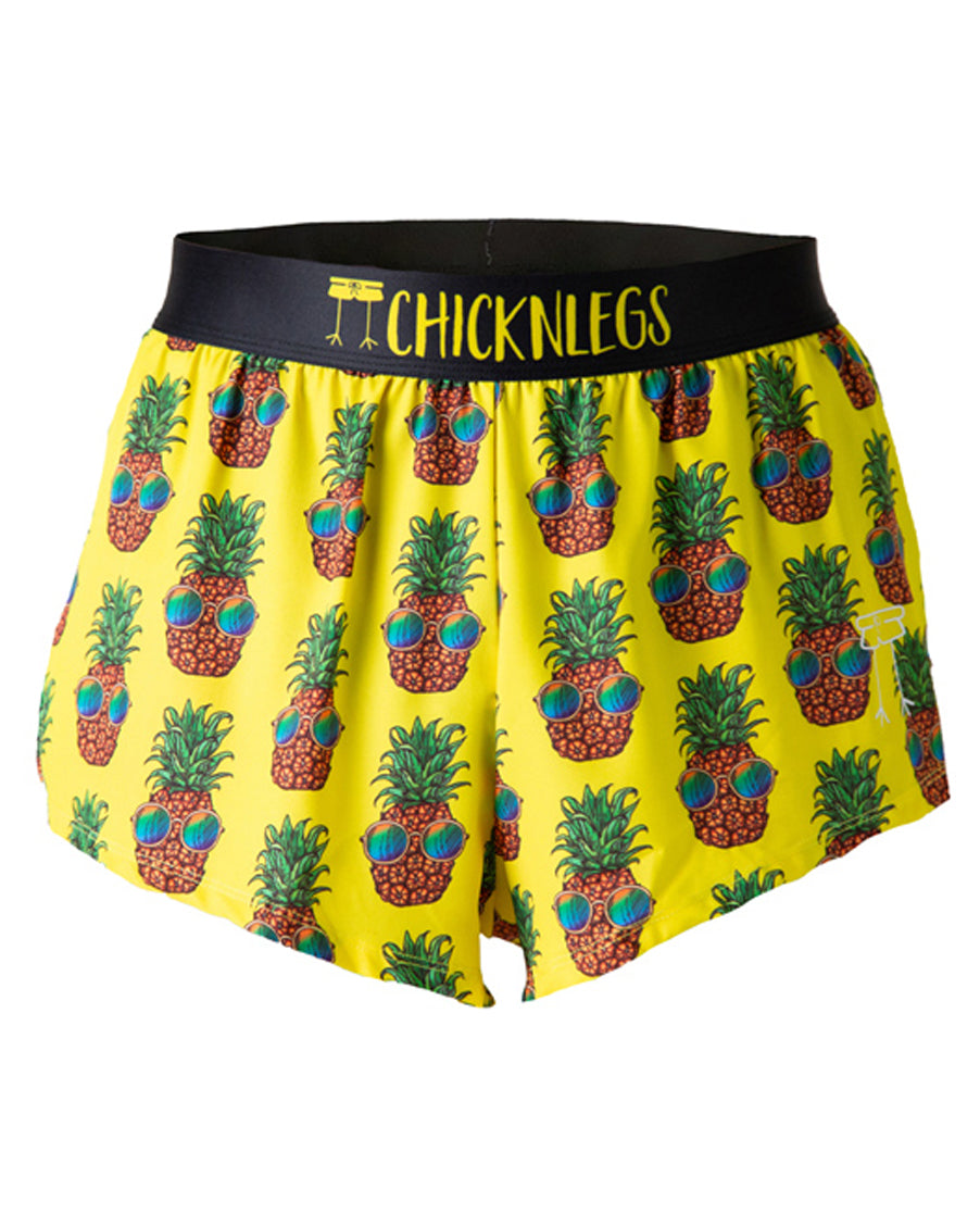 Men's Pineapple Express 2 Split Running Shorts - Lightweight Quick-Dry Athletic Shorts for Gym, Workout & Outdoor Activities