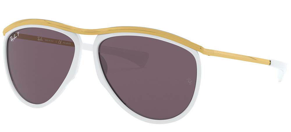 Ray-Ban RB2219 Olympian Aviator Sunglasses for Men & Women - Classic UV Protection Pilot Shades for Driving, Outdoor Activities & Fashion Accessories