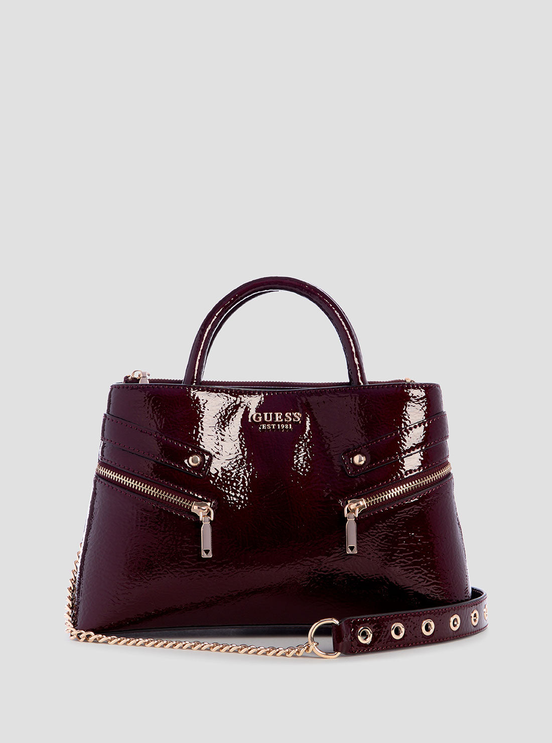 Stylish Burgundy Trissa Girlfriend Satchel Handbag for Women - Perfect for Work, Travel & Everyday Use