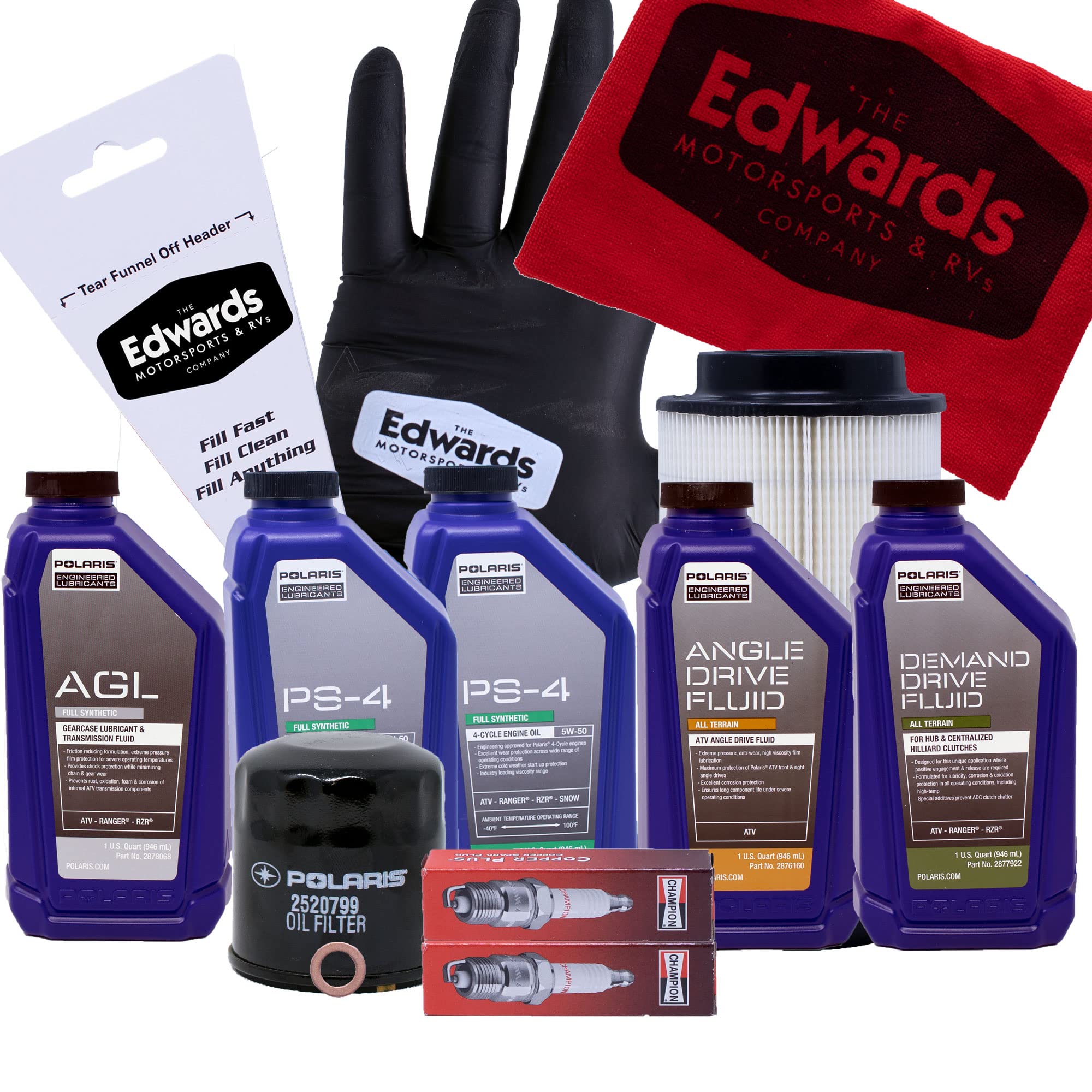 Polaris Sportsman 1000 XP 1000 Oil Change Kit with Air Filter - Compatible with 2015-2022 Models | Complete Engine Maintenance for ATV & Off-Road Adventures
