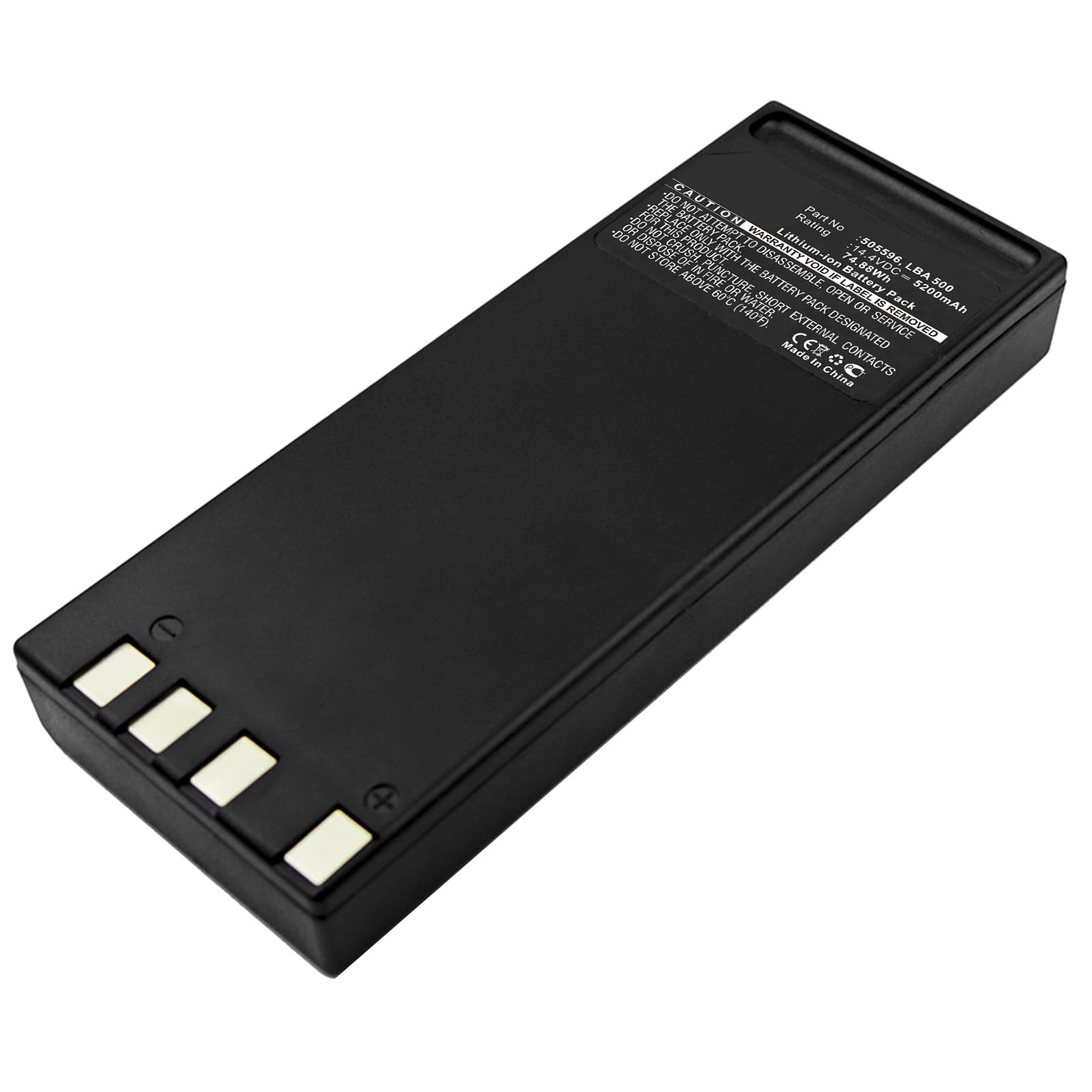 Synergy Digital Wireless Headset Battery - 14.4V 5200mAh Li-ion Replacement Battery for Sennheiser 505596 Headset | Long-Lasting Power for Office, Call Center & Professional Audio Use