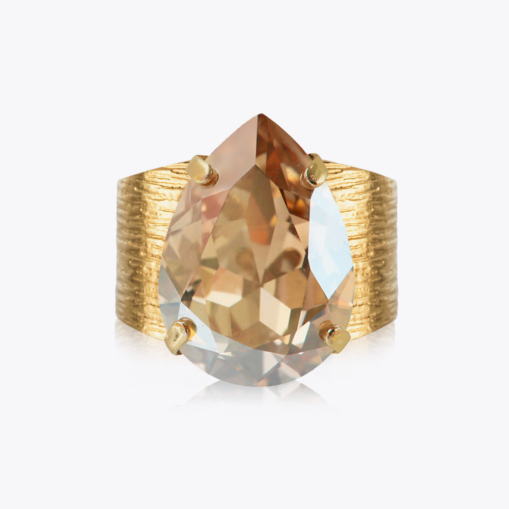 Vintage Drop Ring Earrings - Elegant Golden Shadow Finish for Women | Perfect for Parties, Weddings & Everyday Wear