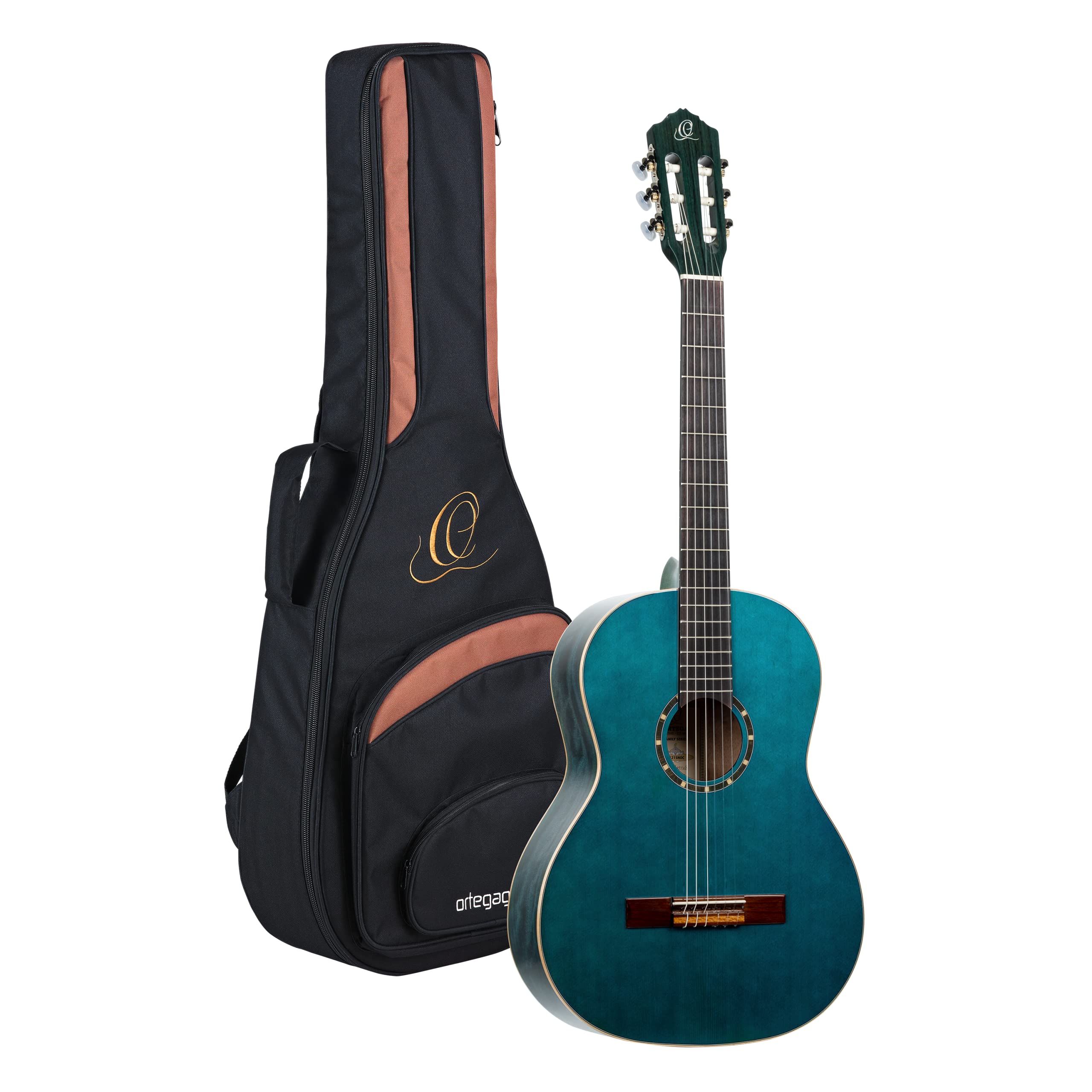Ortega 6-String Nylon Acoustic Guitar - Perfect for Beginners, Classical & Flamenco Music - Home, Studio & Stage Use