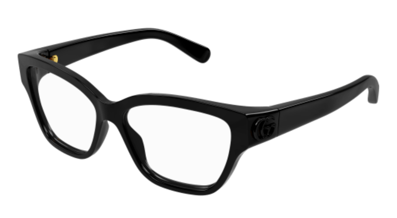 Gucci GG1597O 001 Black Cat Eye Women's Eyeglasses - Stylish Prescription Glasses for Women, Fashionable Eyewear for Work & Everyday Wear
