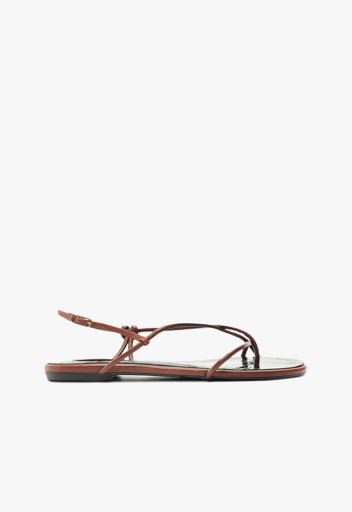 Malta Flat Sandal - Women's Comfortable Leather Flip Flops for Beach, Pool & Summer Walking | Casual Slip-On Sandals with Arch Support