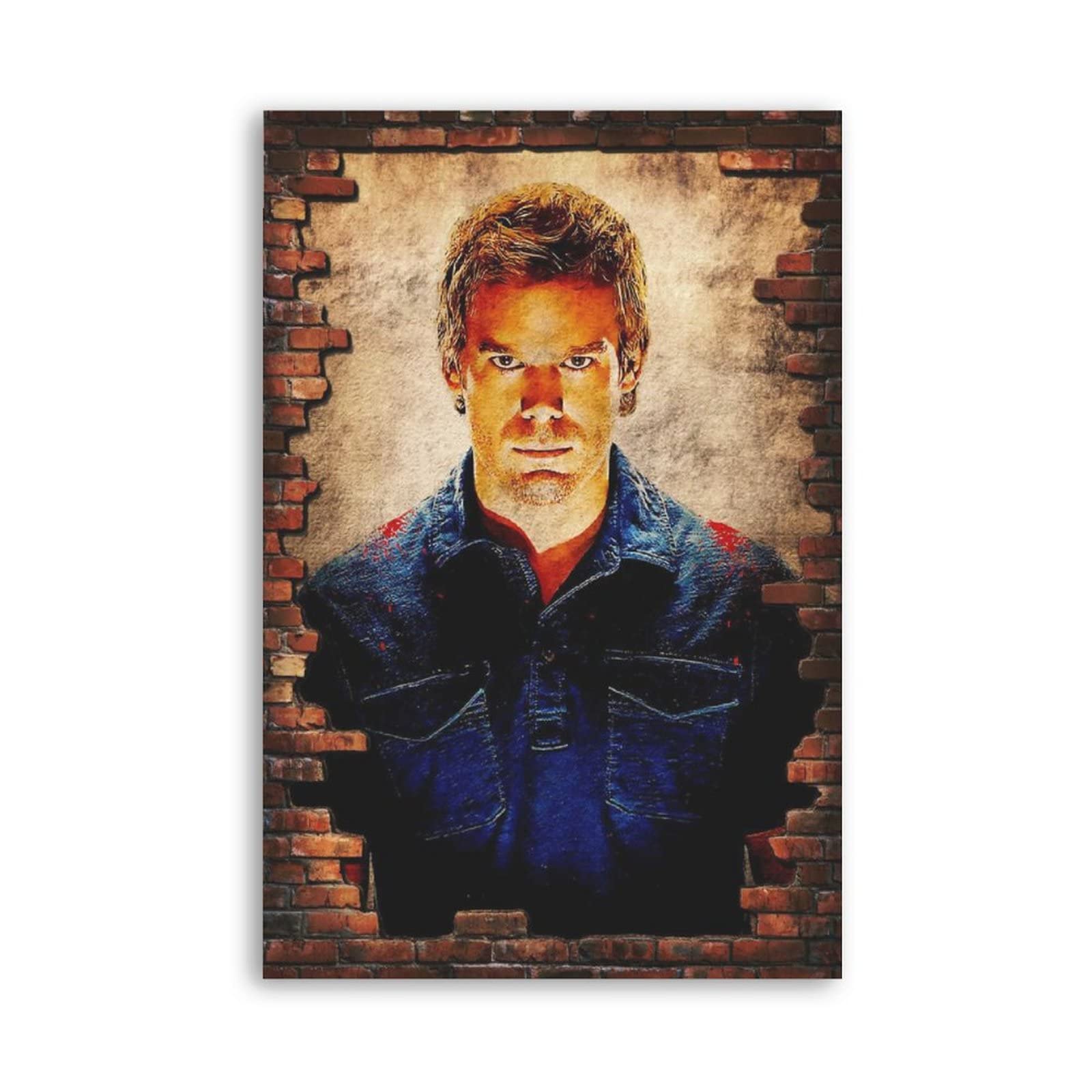 Dexter Morgan Canvas Wall Art Poster - 08x12inch (20x30cm) Unframed Modern Home Decor for Living Room, Bedroom & Office - Perfect for TV Shows Fans & Dark Theme Interior Design